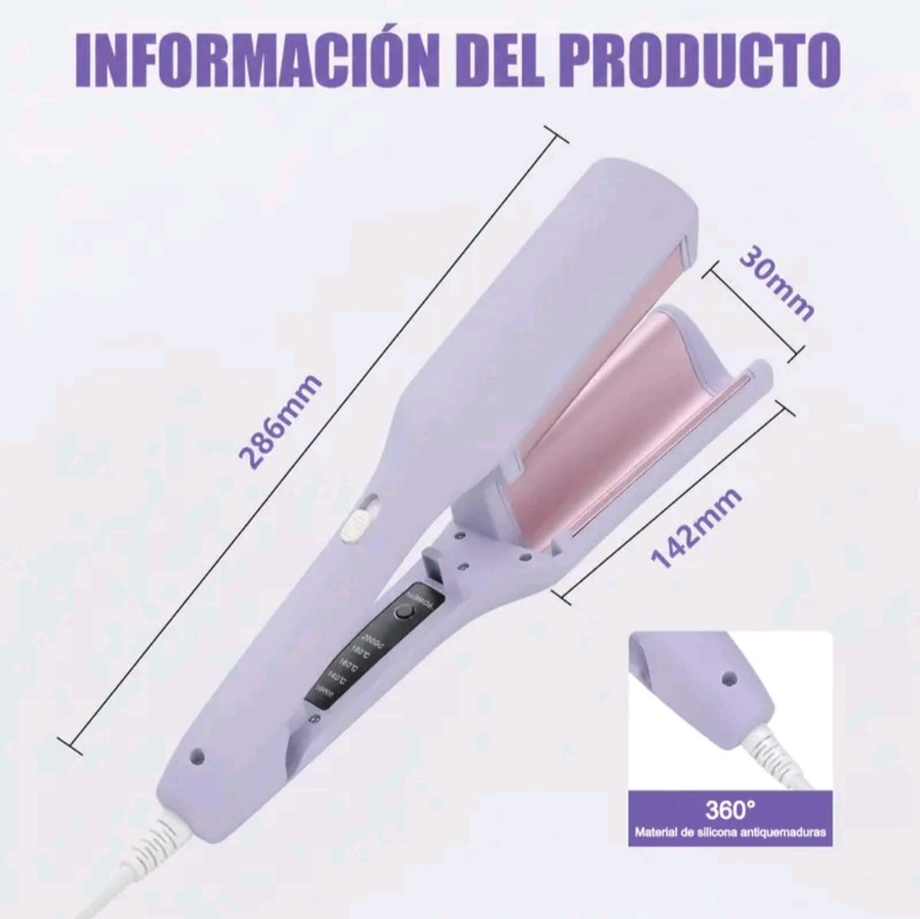 Ondulador de Pelo Wavy Curler | Moldeador de Ondas y Rizos Profesionales